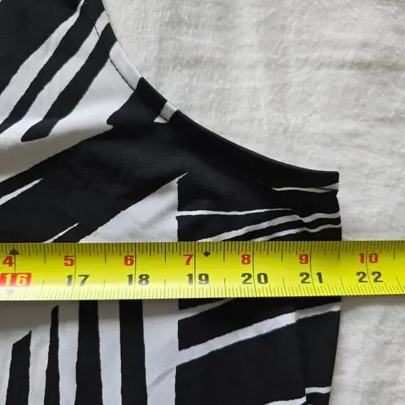 Tommy Bahama Oliana Hawaiian Maxi Dress Size XL Jersey V-neck Side Slit Resort - Picture 8 of 9